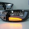 Black 3D LED Stripe Bar LED Blinker Tail lights for 12-15 Mazda CX-5 KE-7861