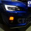 Front Smoked LED Signal Indicator Lights for 14-17 Subaru WRX STI LEVORG-8000