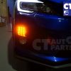 Front Smoked LED Signal Indicator Lights for 14-17 Subaru WRX STI LEVORG-8005