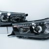 Black LED DRL Projector Head Lights Sequential Blinker for 15+ TOYOTA HILUX REVO -8063