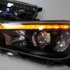 Black LED DRL Projector Head Lights Sequential Blinker for 15+ TOYOTA HILUX REVO -8064