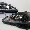Lexus IS250 IS350 ISF Black LED DRL Day-Time Projector Head Lights Headlight Dynamic Indicator -8076