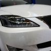 Lexus IS250 IS350 ISF Black LED DRL Day-Time Projector Head Lights Headlight Dynamic Indicator -8733