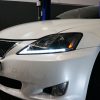 Lexus IS250 IS350 ISF Black LED DRL Day-Time Projector Head Lights Headlight Dynamic Indicator -8738
