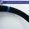 350mm Steering Wheel SUEDE Blue Stitching 97mm DEEP Dish -8117