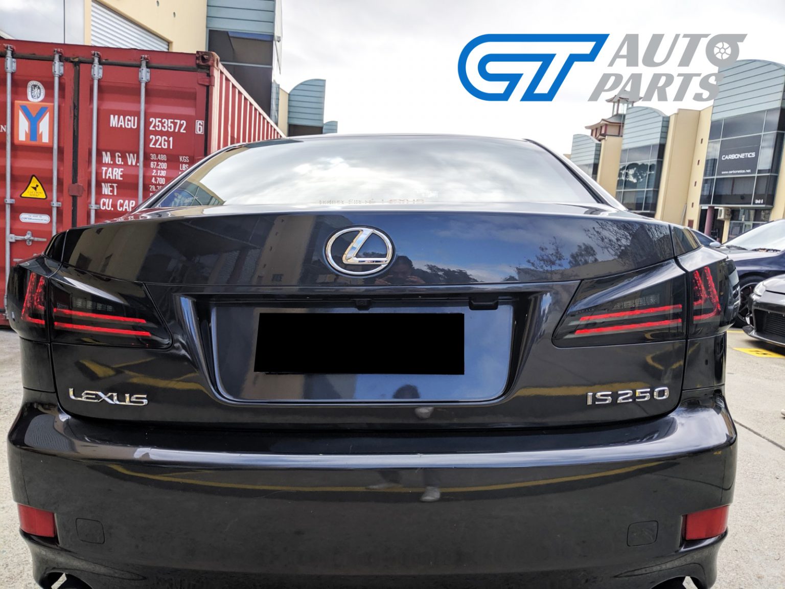Smoke Black LED Light Bar Tail Lights for Lexus ISF IS250 IS350