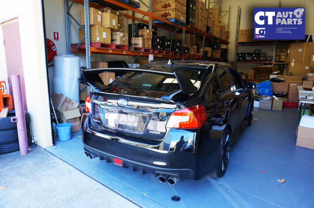 STI Style Spoiler Wing 3PCs ABS Subaru WRX STI 2015 MY15-MY18 (Unpainted)-8228