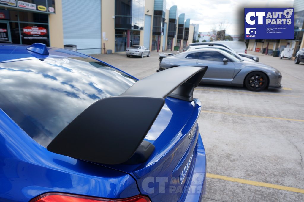 STI Style Spoiler Wing 3PCs ABS Subaru WRX STI 2015 MY15-MY18 (Unpainted)-8231