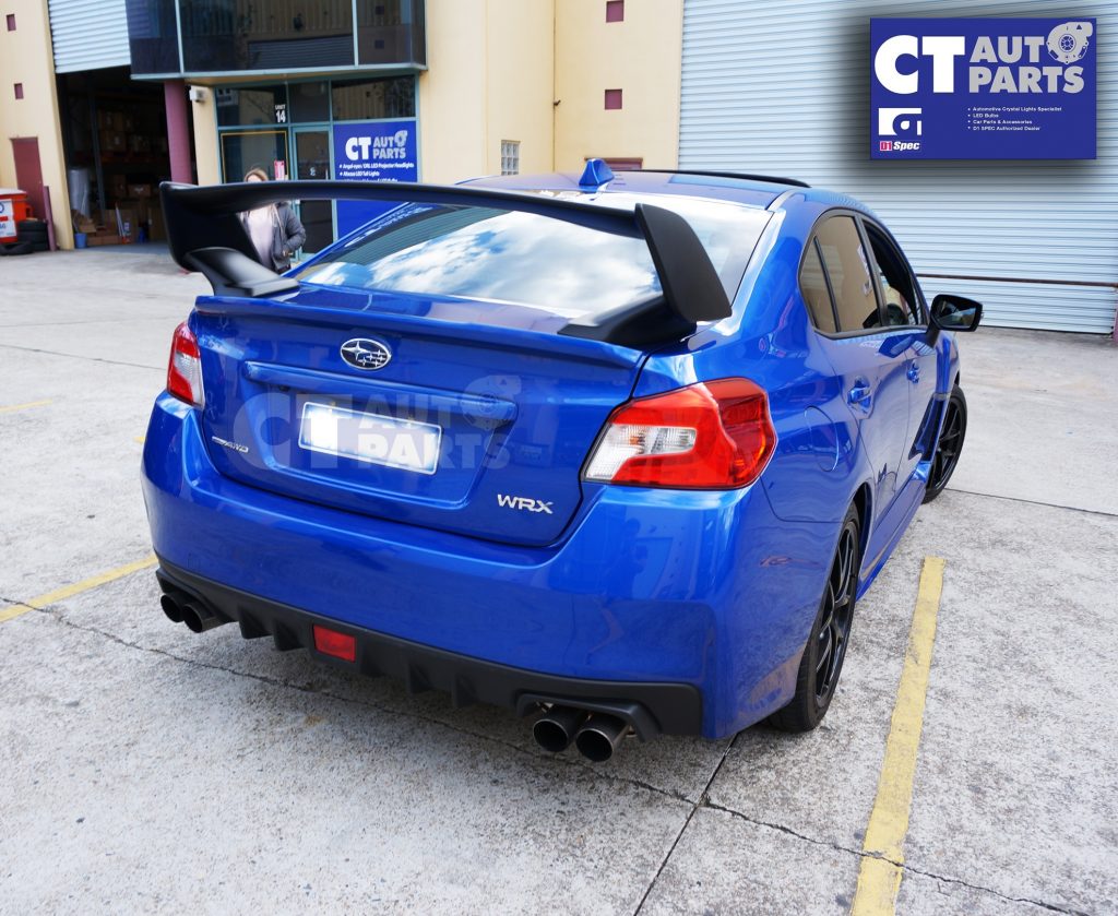STI Style Spoiler Wing 3PCs ABS Subaru WRX STI 2015 MY15-MY18 (Unpainted)-8232
