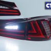 Clear Red LED Light Bar Tail Lights for Lexus ISF IS250 IS350 Taillight 05-13-8279