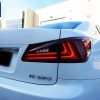 Clear Red LED Light Bar Tail Lights for Lexus ISF IS250 IS350 Taillight 05-13-8421