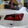 Clear Red LED Light Bar Tail Lights for Lexus ISF IS250 IS350 Taillight 05-13-0