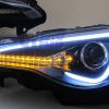 SPEC D Black 3D LED DRL Black Projector Headlight for TOYOTA 86 GT ONLY-8206