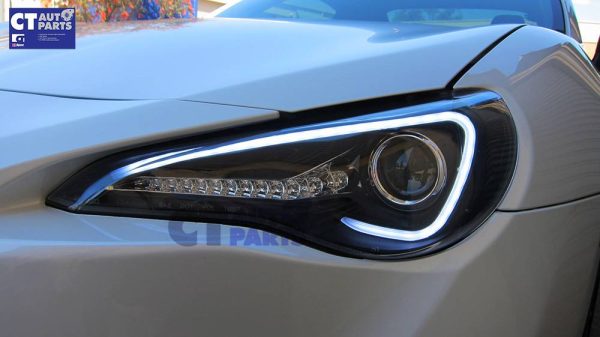 SPEC D Black 3D LED DRL Black Projector Headlight for TOYOTA 86 GT ONLY-0