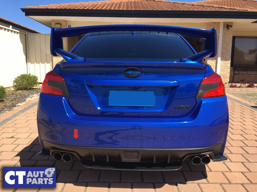 STI Style Spoiler Wing 3PCs ABS Subaru WRX STI 2015 MY15-MY18 (Unpainted)-8238