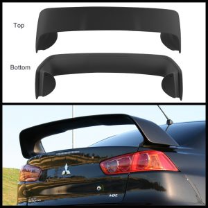 EVO X Style Trunk Spoiler (ABS) Unpainted for 07-18 Mitsubishi Lancer CJ VRX -0