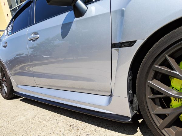 CS Style Side Skirt for 14-21 SUBARU WRX STI VA Charge Speed Matte Black