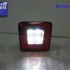 CLEAR RED 3 FUNCTION LED Rear Fog/Reverse/Brake Lights for Nissan 370Z 09-2015-8669