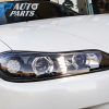 COPLUS Dual LED Projector Head lights LED Indicators for 99-02 Nissan S15 200sx Silvia-0
