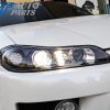 COPLUS Dual LED Projector Head lights LED Indicators for 99-02 Nissan S15 200sx Silvia-13049