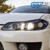 COPLUS Dual LED Projector Head lights LED Indicators for 99-02 Nissan S15 200sx Silvia-13050