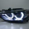 Black LCI Look 3D LED DRL Projector Head Lights for BMW 3 Series F30 F31 12-15-8904