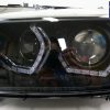 Black LCI Look 3D LED DRL Projector Head Lights for BMW 3 Series F30 F31 12-15-8906