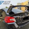 STI Style Trunk Spoiler for 14-19 Subaru WRX STI ABS Painted D4S C Black Silica 3PC-0