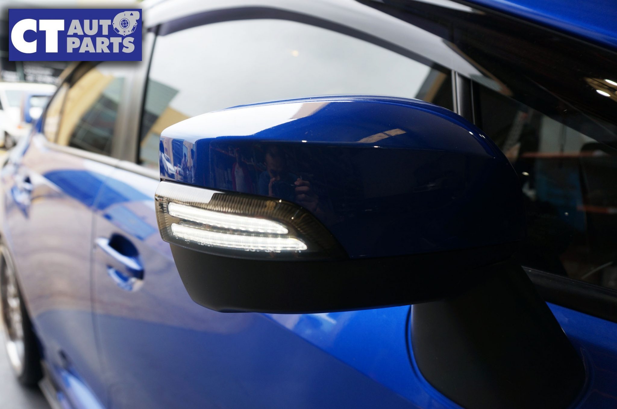 SMOKED MIRROR LED DRL SEQUENTIAL TURN SIGNALS 1419 SUBARU WRX STI V1