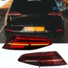 R Style Red Full LED Dynamic Tail lights for 2014-2018 VW Golf 7 VII -11152