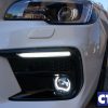 CTAUTO LED DRL Sequential Turn Signal Fog Light Bezels for 18-19 Subaru WRX Premium V1-9805