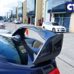 STI Style ABS 3PCS Trunk Spoiler for MY14-20 Subaru WRX STI Metallic Grey 61K-9535