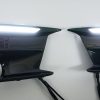 CTAUTO LED DRL Sequential Turn Signal Fog Light Bezels for 18-19 Subaru WRX Premium V1-9441