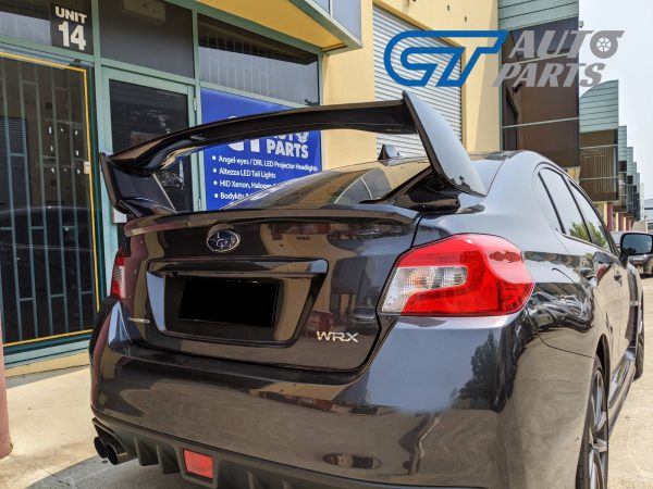STI Style ABS 3PCS Trunk Spoiler for MY14-20 Subaru WRX STI Metallic Grey 61K-0