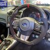 Carbon Fibre Alcantara Steering Wheel Red Line+Stitching for 14-19 SUBARU WRX STI LEVORG -11164