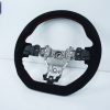Alcantara Steering Wheel Type RA Style Red Stitching for 14-20 Subaru WRX STI LEVORG -10197