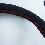 Alcantara Steering Wheel Type RA Style Red Stitching for 14-20 Subaru WRX STI LEVORG -10199