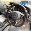 Carbon Fibre Alcantara Steering Wheel Red Stitching 14-19 Subaru WRX STI LEVORG -0
