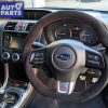 Alcantara Steering Wheel Type RA Style Red Stitching for 14-20 Subaru WRX STI LEVORG -11047