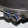 STI Style Carbon Exhaust Cover Heat Surround For 14-19 Subaru WRX STI V1-0