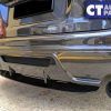 STI Style ABS Rear Bumper Diffuser (Silver) For 14-18 Subaru Levorg WAGON -10444