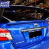 Dry Carbon Rear Trunk Trim Cover For 14-19 Subaru WRX STI V1 Premium-10564