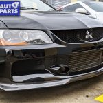 RALLIART Style Carbon Front Bumper Lip for 06-08 Mitsubishi Lancer EVO 9 EVO IX-11322