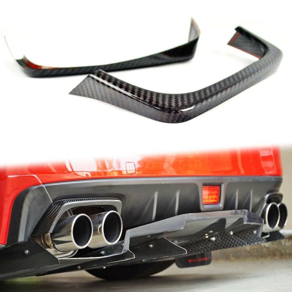 STI Style Carbon Exhaust Cover Heat Surround For 2015-2021 Subaru WRX STI V1