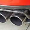 STI Style Carbon Exhaust Cover Heat Surround For 14-19 Subaru WRX STI V1-10404