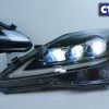 DRL Sequential Turn Signal LED Headlights Dual LED for Lexus IS250 IS350 ISF -10740