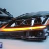 DRL Sequential Turn Signal LED Headlights Dual LED for Lexus IS250 IS350 ISF -10742