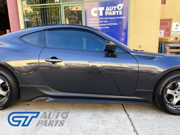 TRD V2 Style ABS Plastic Side Skirts For MY12-20 Toyota 86 / Subaru BRZ (UNPAINTED)-0
