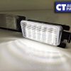 Xenon White 24 SMD LED License Plate Light for Infinity Nissan G35 V35 G37 -0