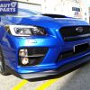 VARIS Style Front Bumper Lip for 2014-2017 SUBARU WRX STI V1 Premium Matte Black -10920